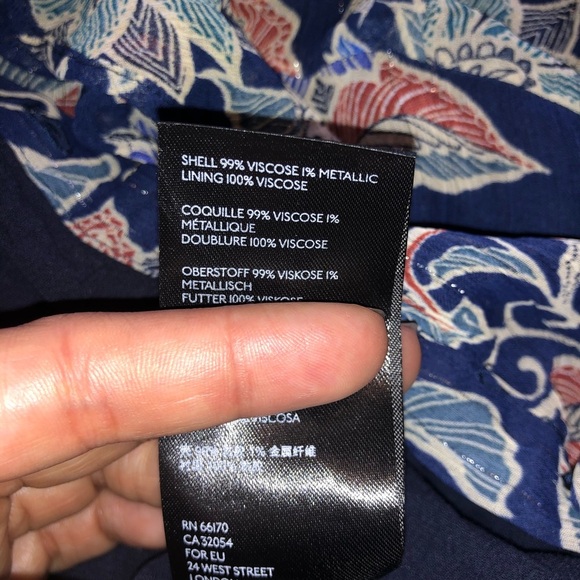 Anthropologie | Maeve Floral cold shoulder blouse - Picture 7 of 7